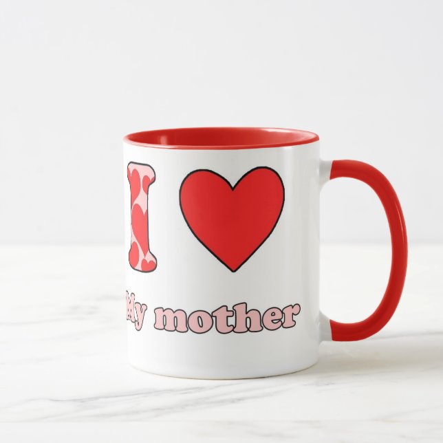 Tasse J'aime ma mère (Droite)