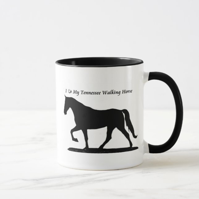 Tasse J'aime ma moto à cheval du Tennessee (Droite)