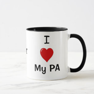 Tasse J'aime ma PA et ma PA m'aime !