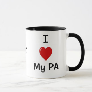 Tasse J'aime ma PA et ma PA m'aime !