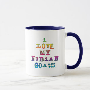 Tasse J'aime mes chèvres de Nubian