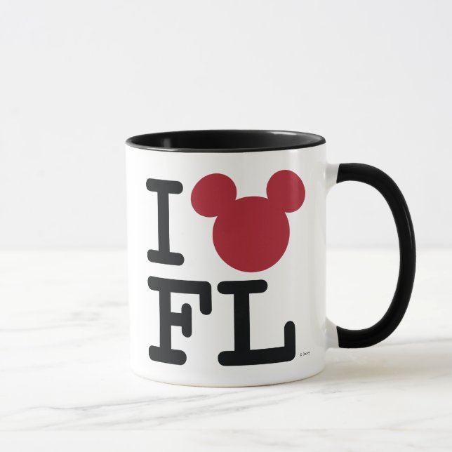 Tasse J'aime Mickey | Floride (Droite)