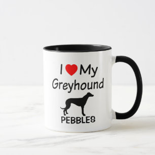 Tasse J'Aime Mon Chien Greyhound