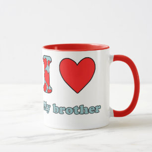 Tasse J'aime mon frère
