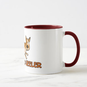 Tasse j'aime mon heeler rouge