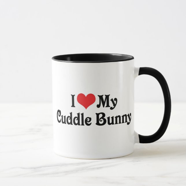 Tasse J'Aime Mon Lapin De Cuddle (Droite)