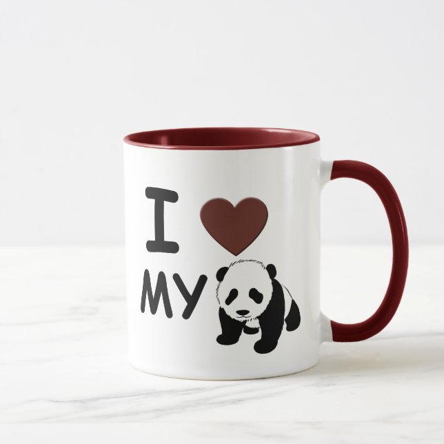 TASSE J'AIME MON PANDA (Droite)