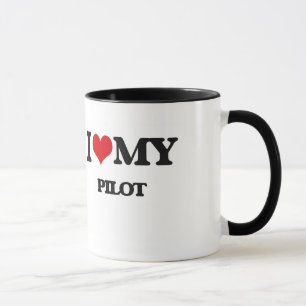 Tasse J'aime mon pilote