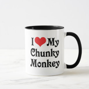 Tasse J'Aime Mon Singe Chunky