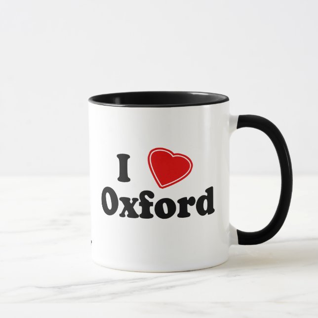 Tasse J'aime Oxford (Droite)