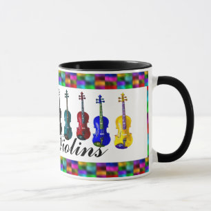 TASSE J'AIME VIOLINS-MUG