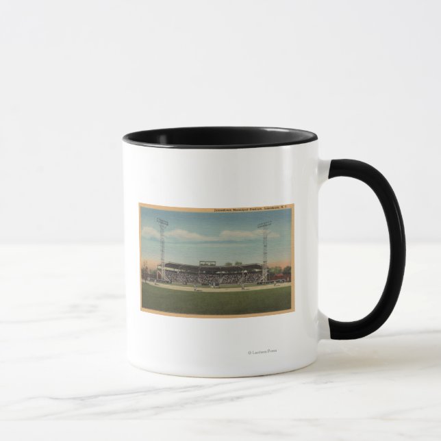 Tasse Jamestown, NY - Stade municipal de baseball (Droite)
