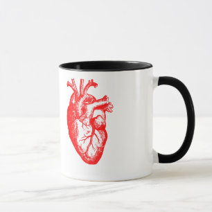 Tasse J'anatomie de coeur de coeur aiment/I