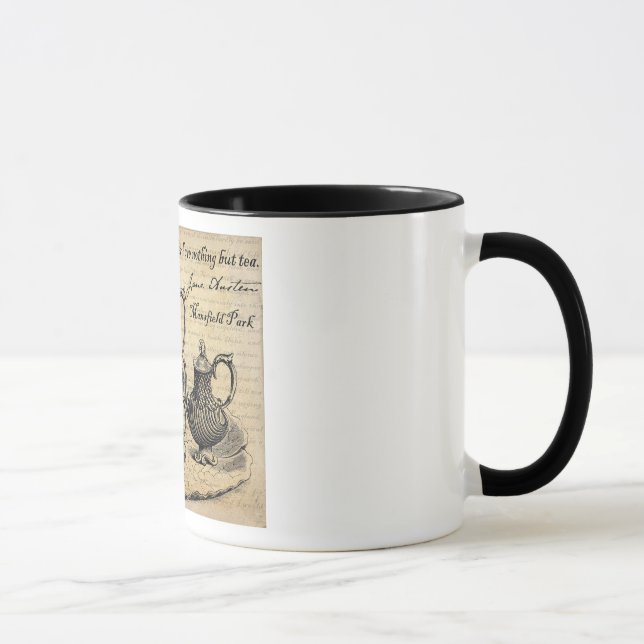 Tasse Jane Austen : Rien mais thé (Droite)