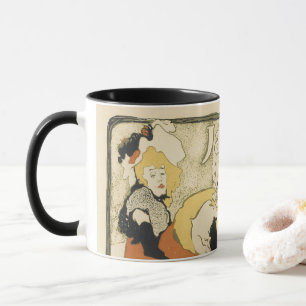 Tasse Jane Avril de la danseuse Art nouveau par Toulouse