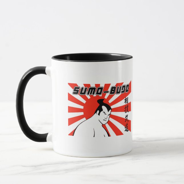 Tasse japonaise d'art de Sumo-Budo (Gauche)