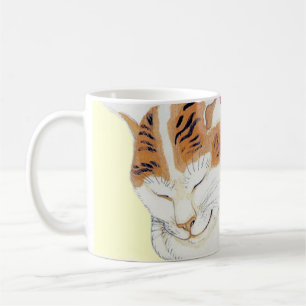 Tasse japonaise de cadeau de citation de chat de
