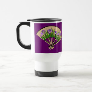 Tasse japonaise de voyage de conception de fan