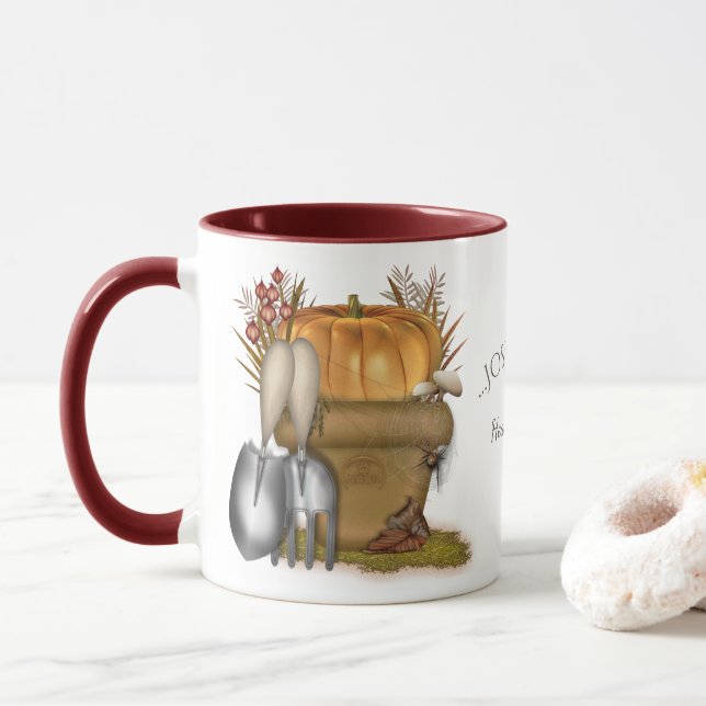 Tasse Jardinier d'automne (Avec donut)