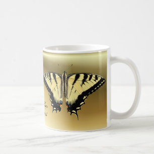 Tasse jaune de ~ de machaon