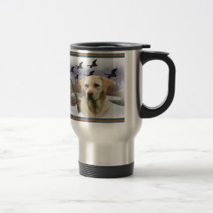 Tasse jaune de voyage du laboratoire W Pleasants