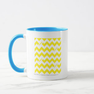 Tasse Jaune de zigzag