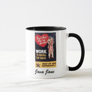 Tasse Java Jane "tasse du baiser"