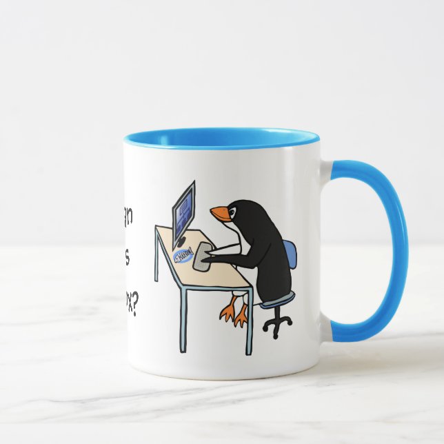 Tasse Je peux a Linux ? (Droite)