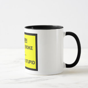 Tasse Je peux fixer me suis cassé mais je ne peux pas