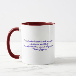 Tasse Je préférerais être exposé.....