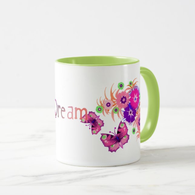 Tasse Je Rêve De Papillons (Devant droit)