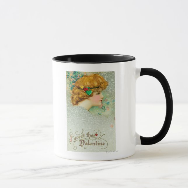 Tasse Je Salue La Valentine Femme (Droite)