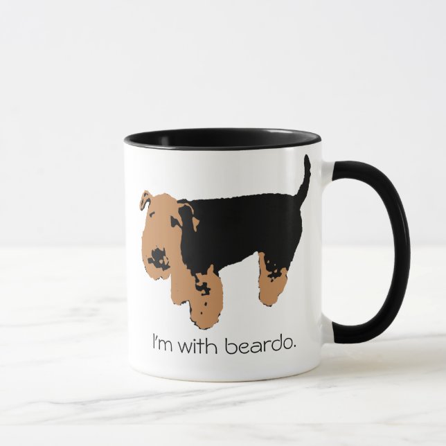 Tasse Je suis avec Beardo (Droite)