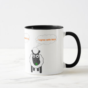 Tasse Je suis d'accord avec l'élection générale