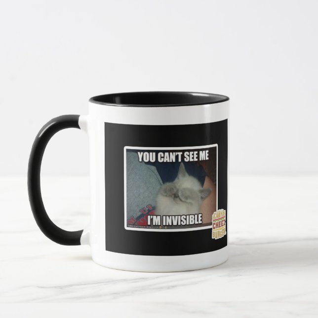 Tasse Je suis invisible (Gauche)