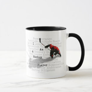 Tasse Je suis un joueur de hockey