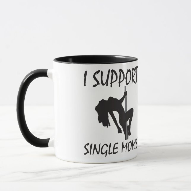 Tasse Je Supporte Les Moms Uniques (Gauche)