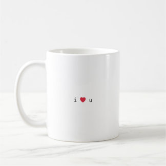 tasse "je t'aime ❤️" 