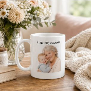 Tasse Je T'Aime Mamie Fête des Grands-Parents