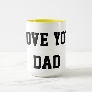 Tasse Je t'aime Papa – Cadeau pour père, Anniversa