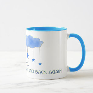Tasse Je t'aime sur la lune et les étoiles...