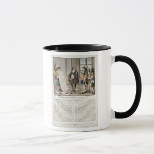 Tasse Jean Baptiste Colbert (1619-83) présente la carte