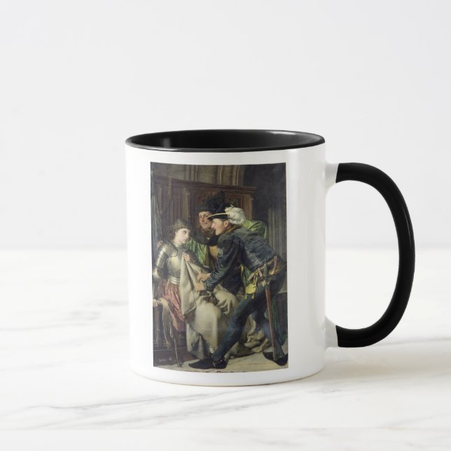 Tasse Jeanne d'Arc a insulté en prison, 1866 (Droite)