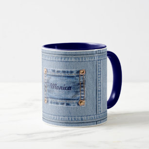 Tasse Jeans muter avec votre texte