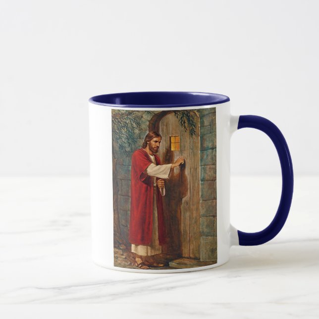 Tasse Jésus frappe sur la porte (Droite)