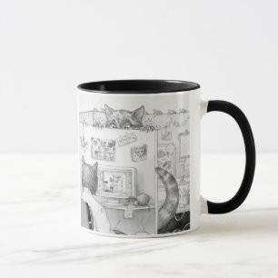 Tasse Jeter un coup d'oeil le chat de compartiment