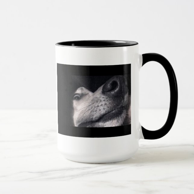 Tasse Jeter un coup d'oeil le chien (Droite)