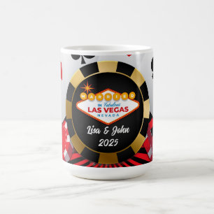 Tasse Jeton de Poker Marié à Vegas 