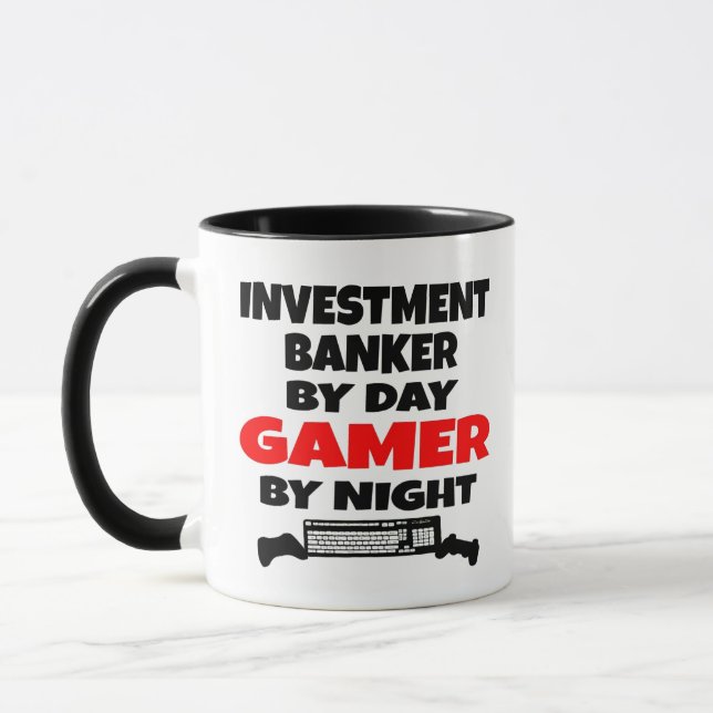 Tasse Jeu de banquiers d'investissement (Gauche)