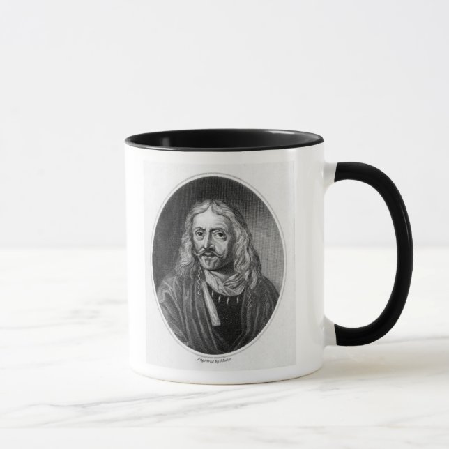 Tasse Johannes Hevelius, gravé par J. Baker (Droite)